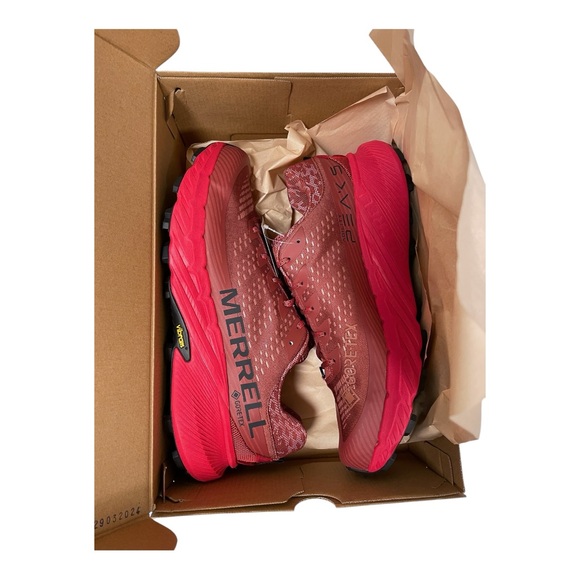 Size 12 - Merrell AGILITY PEAK 5 GTX RED OXIDE Gore Tex running shoes - Picture 7 of 8